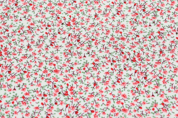 Ткань плательно-блузочная штапель, Maks Style, вискоза 100%, цвет ткани бежевый, цветочный принт, арт. MS- 2201 D-21