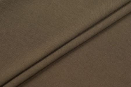 Ткань плательно-блузочная штапель однотонный, Maks Style, вискоза 100%, цвет коричневый, арт. MS- 2453 D-16