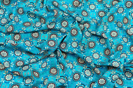 Ткань плательно-блузочная штапель, Maks Style, вискоза 100%, абстракция, арт. 3021 D-3