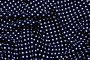 Ткань плательно-блузочная штапель, Maks Style, вискоза 100%, темно-синий принт горох, арт. MS- 1146 D-30 С-1
