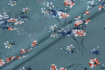 Ткань плательно-блузочная шифон, Maks Style, арт MS- 1242 D-3 C-2