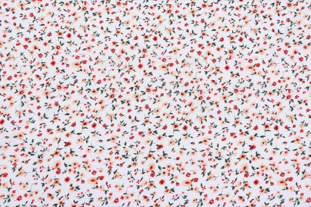 Ткань плательно-блузочная штапель, Maks Style, вискоза 100%, цветочный принт, арт. MS- 2201 D-26