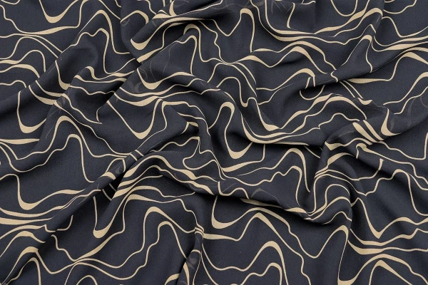 Ткань плательно-блузочная шифон, Maks Style, арт MS- 1235 D-5 C-2