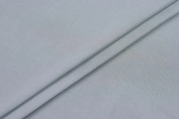 Ткань плательно-блузочная вискоза сатин однотонный, Maks Style, вискоза 100%, цвет белый, арт. MS- 1156 D-14