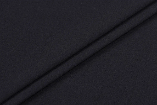 Ткань плательно-блузочная нейлон поплин однотонный, Maks Style, цвет черный, арт. MS- 1228 D-5
