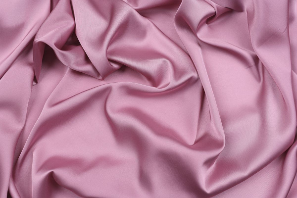 Ткань плательно-блузочная однотонная Армани шелк, Maks Style, цвет розовый, арт 1132 D-10