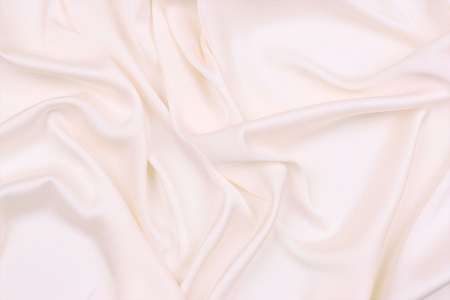 Ткань плательно-блузочная однотонная Армани шелк, Maks Style, цвет светло-бежевый, арт 1132 D-4