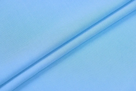Ткань плательно-блузочная штапель однотонный, Maks Style, вискоза 100%, цвет голубой, арт. MS- 2453 D-21