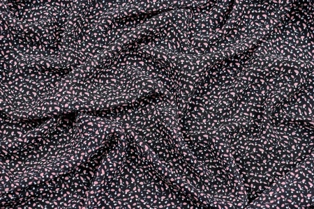 Ткань плательно-блузочная шифон, Maks Style, цветочный принт, арт MS- 1210 D-11 C-1