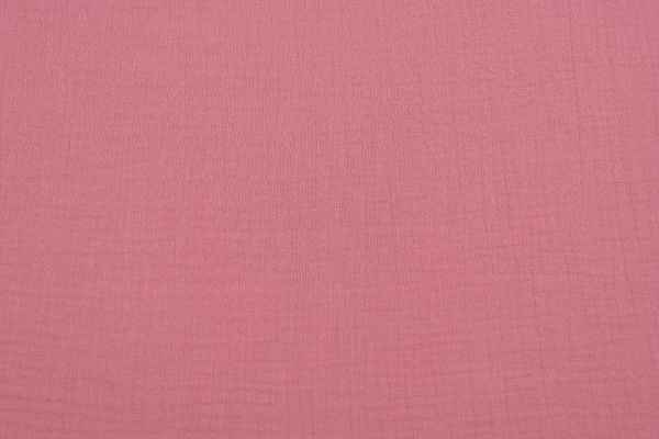 Ткань плательно-блузочная муслин однотонный, Maks Style, хлопок 100%, цвет розовый, арт. 1162 D-7