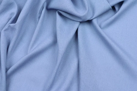 Ткань плательно-костюмная лён вискоза хлопок однотонный, Maks Style, цвет синий, арт. MS- 1160 D-7