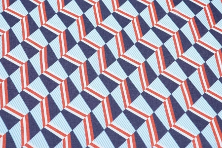 Ткань плательно-блузочная шифон, Maks Style, геометрия, арт 2399 D-B032