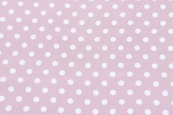 Ткань плательно-блузочная штапель, Maks Style, вискоза 100%, розовый принт горох, арт. MS- 1146 D-29 С-5