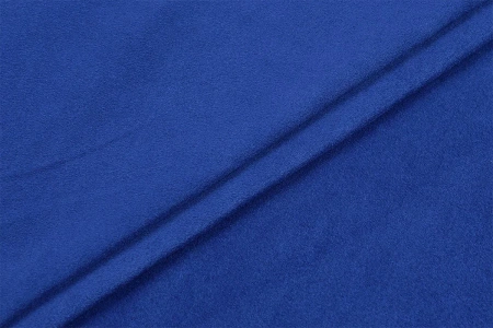 Ткань костюмная замша однотонная, Maks Style, цвет синий, арт. MS- 3248 D-4