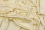 Ткань плательно-блузочная однотонная Армани шелк, Maks Style, цвет желтовато-бежевый, арт 1132 D-15