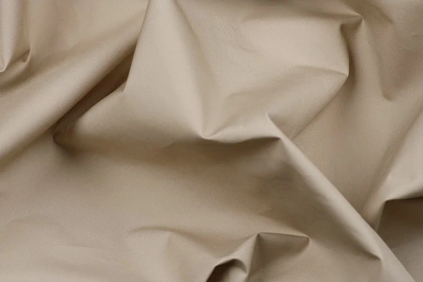 Ткань плательно-блузочная хлопок поплин однотонный, Maks Style, хлопок 100%, цвет бежевый, арт. 1159 D-4