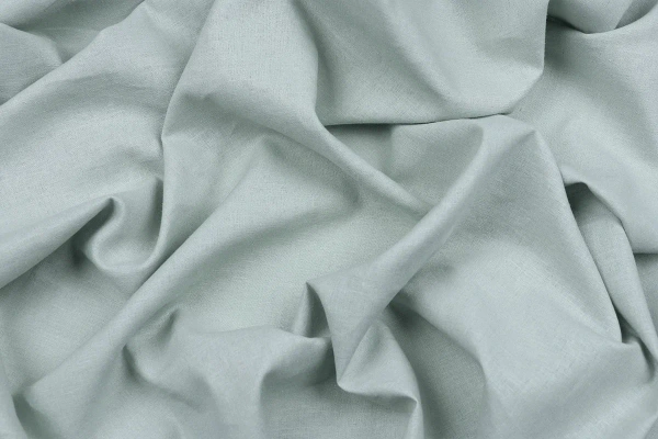 Ткань плательно-костюмная лён вискоза однотонная,Maks Style, цвет серо-зеленый, арт. MS- 1161 D-9