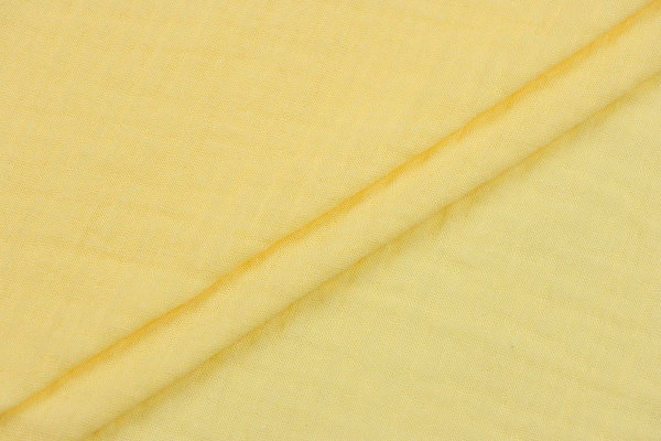 Ткань плательно-блузочная муслин однотонный, Maks Style, хлопок 100%, цвет желтый, арт. 1162 D-8