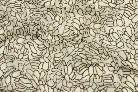 Ткань плательно-блузочная шифон, Maks Style, цветочный принт, арт B04Z 2402