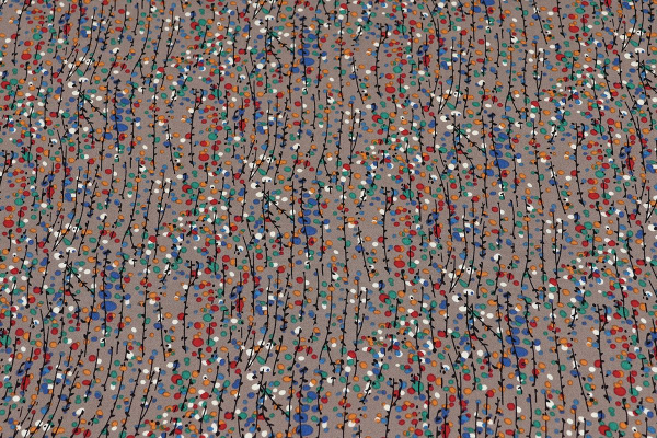 Ткань плательно-блузочная штапель, Maks Style, вискоза 100%, цвет ткани серо-сиреневый, мелкий рисунок, арт. MS- 1226 D-32 C-3