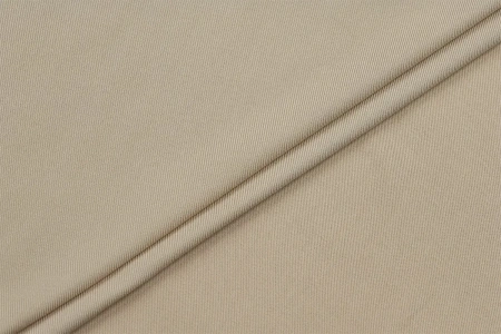 Ткань плательно-блузочная вискоза твил однотонный, Maks Style, вискоза 100%, цвет бежевый, арт. 2881 D-2