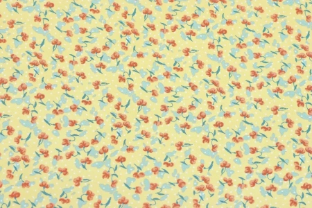Ткань плательно-блузочная шифон, Maks Style, цветочный принт, арт. SI- 2493-16 D-26 C-1