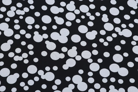 Ткань плательно-блузочная шифон, Maks Style, горох, арт MS- 1166 D-888 C-1