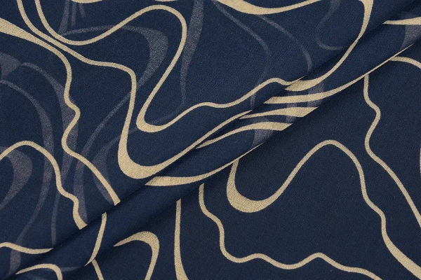 Ткань плательно-блузочная шифон, Maks Style, арт MS- 1235 D-5 C-3