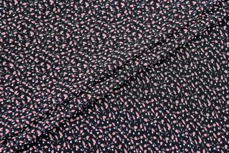 Ткань плательно-блузочная шифон, Maks Style, цветочный принт, арт MS- 1210 D-11 C-1