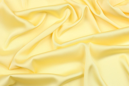 Ткань плательно-блузочная однотонная Армани шелк, Maks Style, цвет желтый, арт 1132 D-34