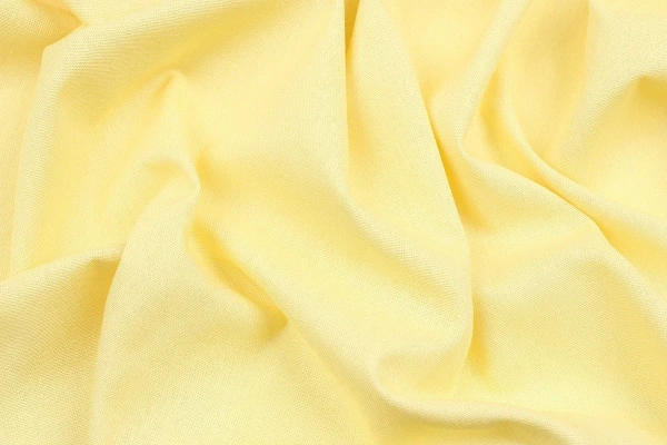 Ткань плательно-костюмная лён вискоза хлопок однотонный, Maks Style, цвет желтый, арт. MS- 1160 D-18