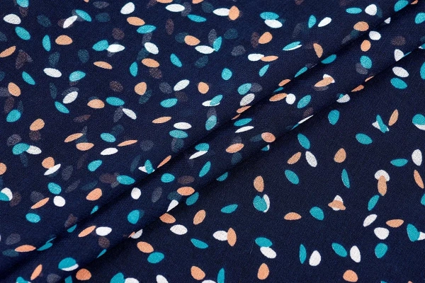 Ткань плательно-блузочная шифон, Maks Style, камушки, арт MS- 1195 D-7 C-1