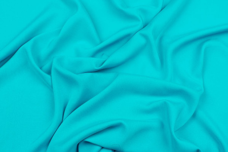 Ткань плательно-блузочная штапель однотонный, Maks Style, вискоза 100%, цвет голубой, арт. MS- 2453 D-11