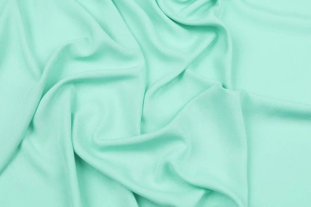 Ткань плательно-блузочная штапель однотонный, Maks Style, вискоза 100%, цвет зеленый, арт. MS- 2453 D-12