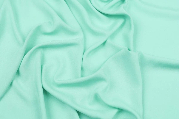 Ткань плательно-блузочная штапель однотонный, Maks Style, вискоза 100%, цвет зеленый, арт. MS- 2453 D-12