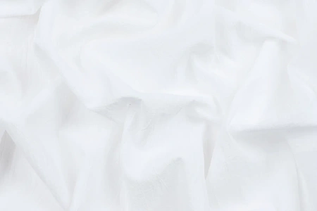 Ткань плательно-блузочная марлевка однотонная, Maks Style, хлопок 100%, цвет белый, арт. 1114 D-2