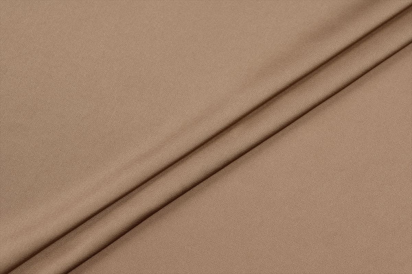 Ткань плательно-блузочная однотонная Армани шелк, Maks Style, цвет темно-бежевый, арт 1132 D-21
