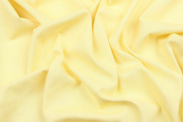 Ткань плательно-костюмная лён вискоза хлопок однотонный, Maks Style, цвет желтый, арт. MS- 1160 D-18