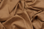 Ткань костюмная замша однотонная, Maks Style, цвет коричневый, арт. MS- 3248 D-2