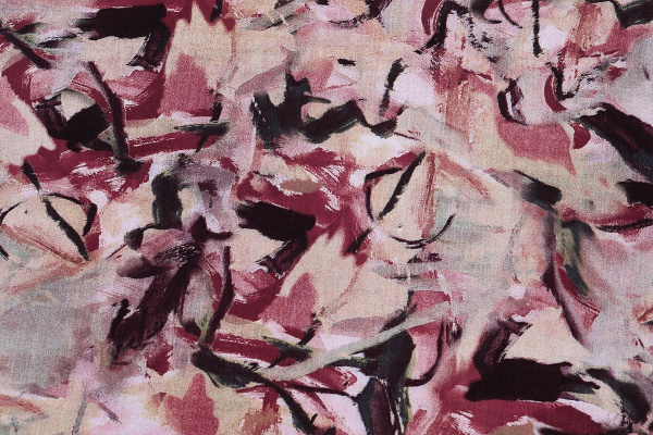 Ткань плательно-блузочная штапель, Maks Style, вискоза 100%, акварель, арт. 3763/18 D-2 С-1