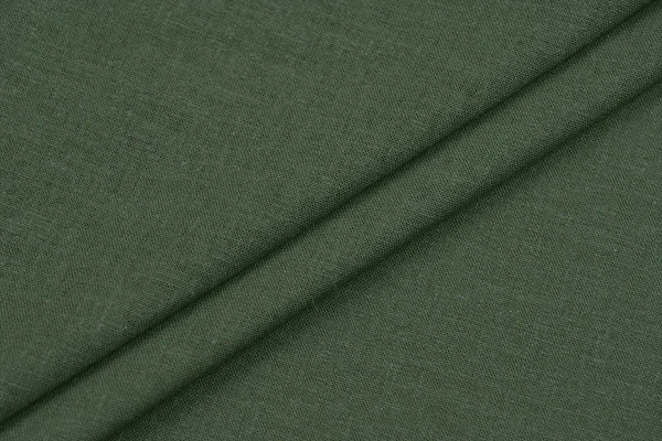 Ткань плательно-костюмная лён вискоза однотонная, Maks Style, цвет оливковый, арт. MS- 1161 D-11